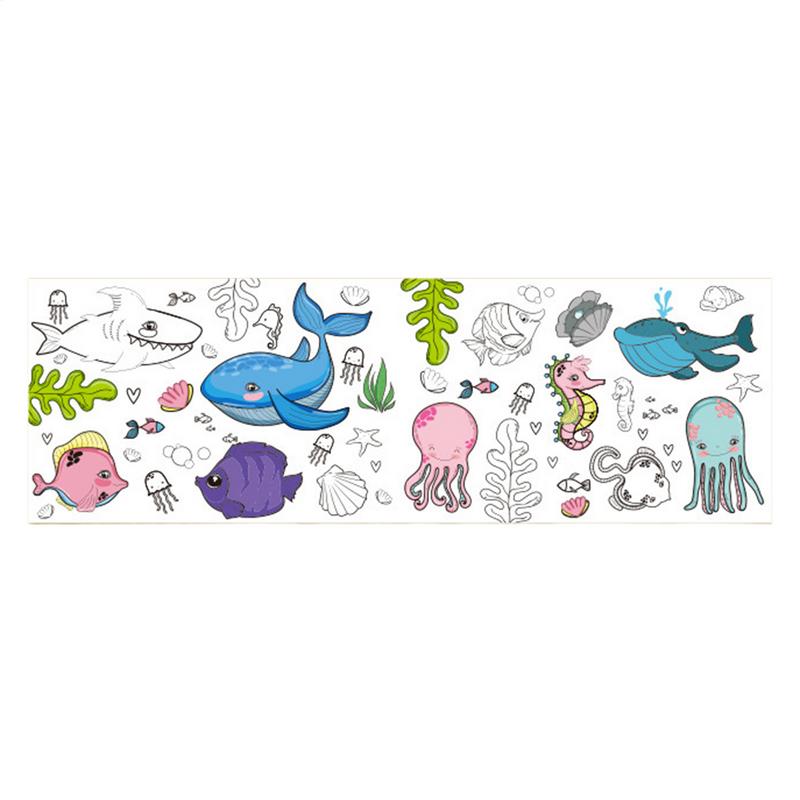 Kids Education Wallpaper - Rollo de papel para colorear para