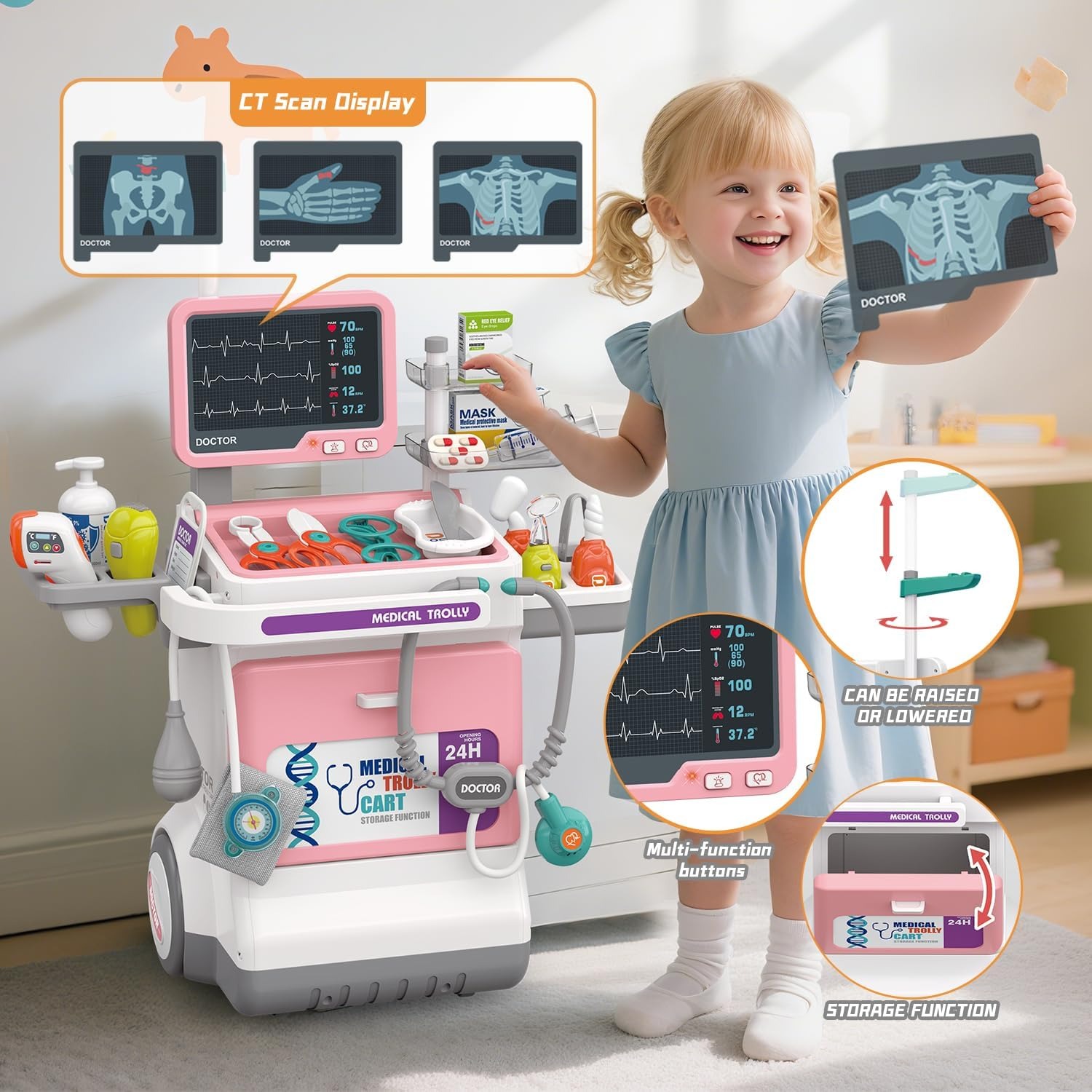 Kids Doctor Education - Juego de Doctor de Lujo para