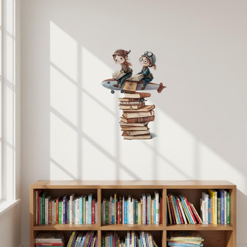 Kids Education Wallpaper - 1 adhesivo de pared removible con