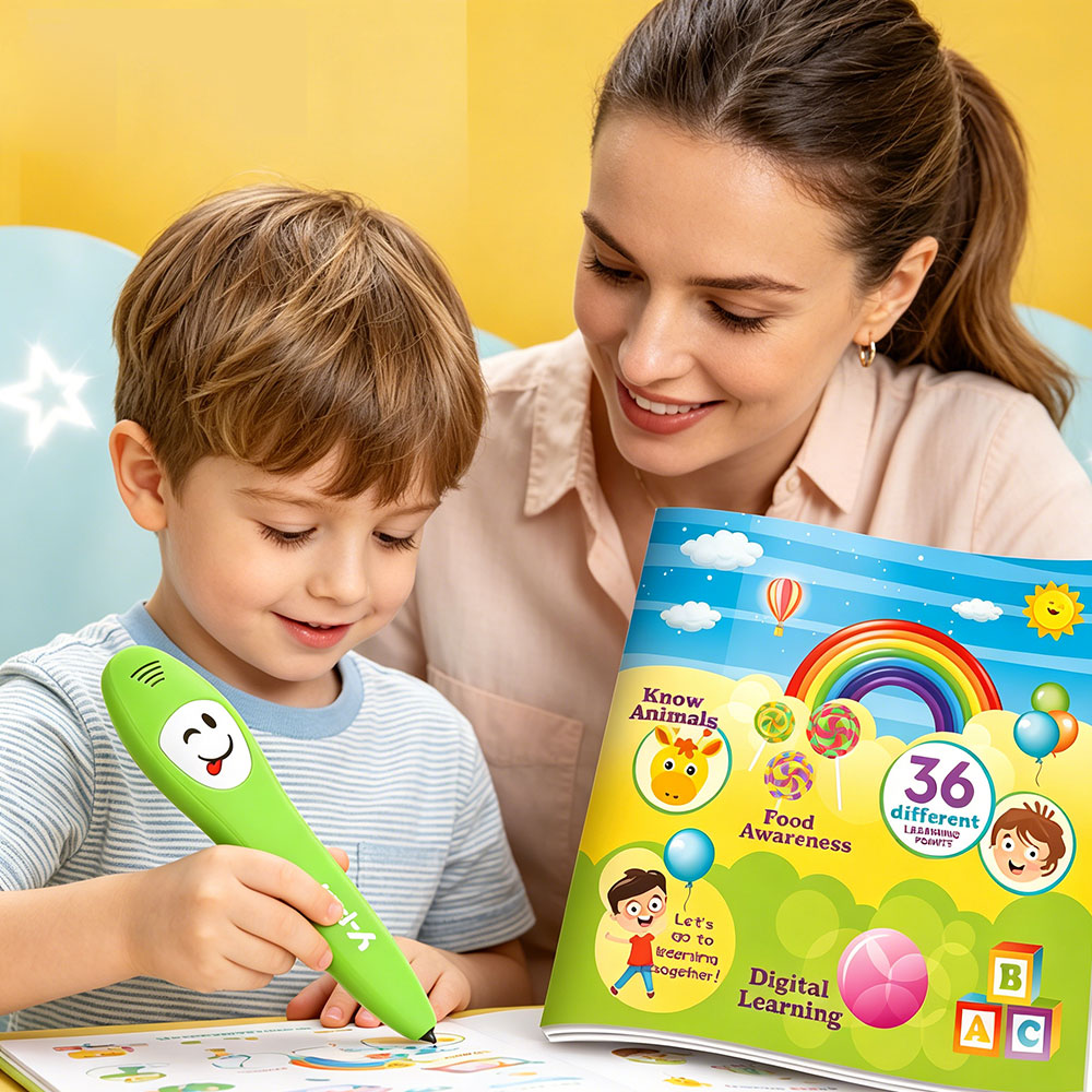 Kids Education Book - Lápiz Interactivo con Libros, Libros Educativos