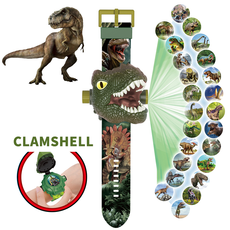 Kids Educational Watch - Relojes de dinosaurio para niños, 24