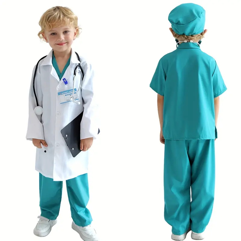 Top + Pantalones + abrigo + ac - Kids Doctor Education reseña y precio