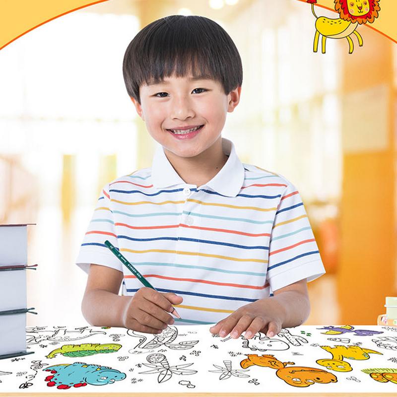 Rollo de papel para colorear p - Kids Education Wallpaper reseña y precio