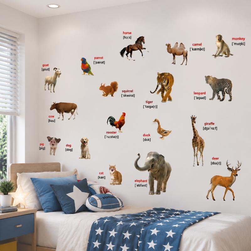 2 Adhesivos de Pared Educativo - Kids Education Wallpaper reseña y precio