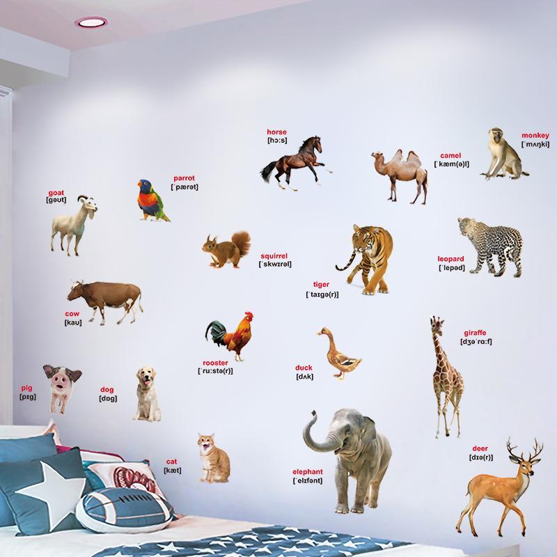 2 Adhesivos de Pared Educativo - Kids Education Wallpaper reseña y precio
