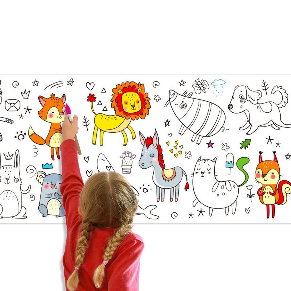 Papel de Pared para Colorear,  - Kids Educational Workbooks reseña y precio