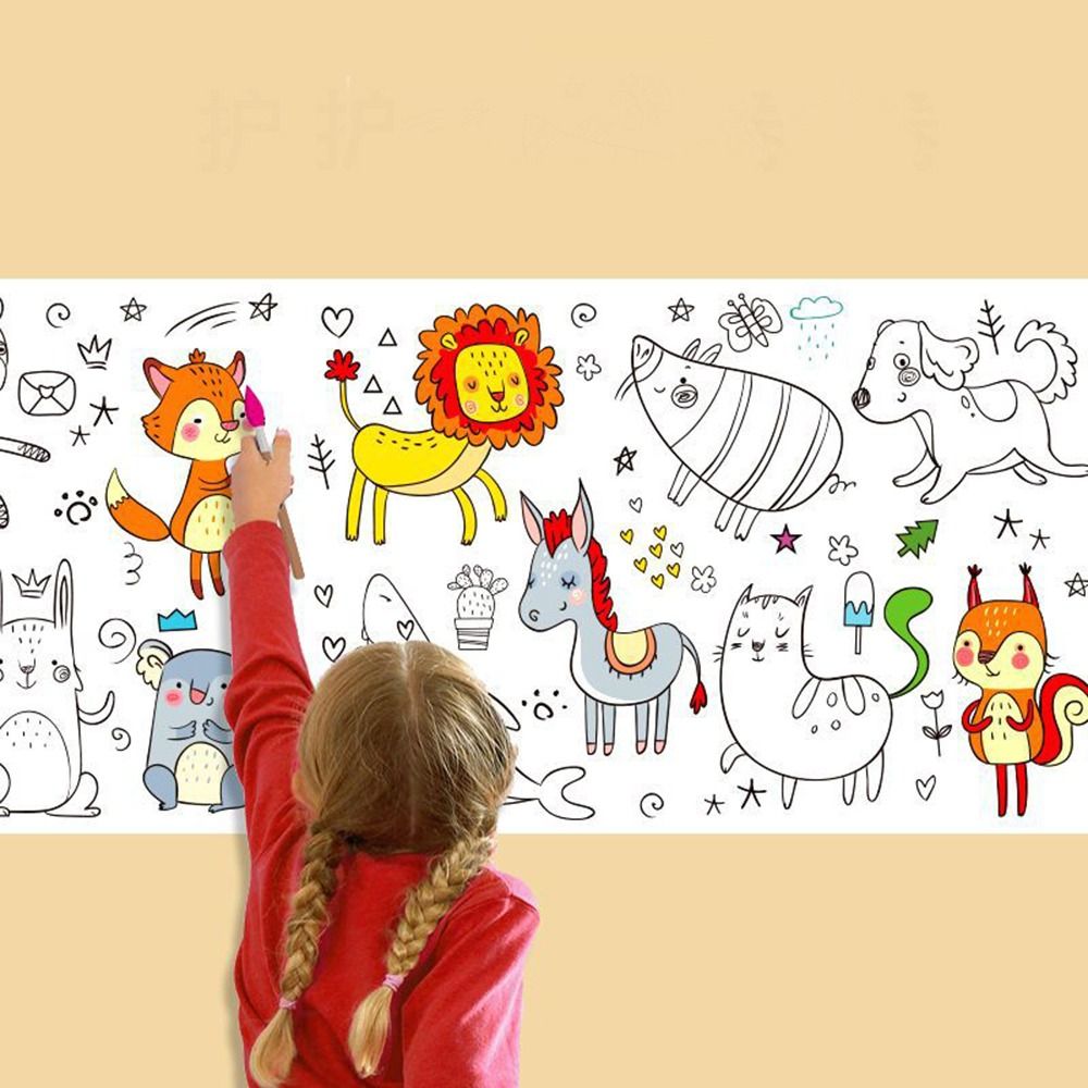 Papel de Pared para Colorear,  - Kids Educational Workbooks reseña y precio