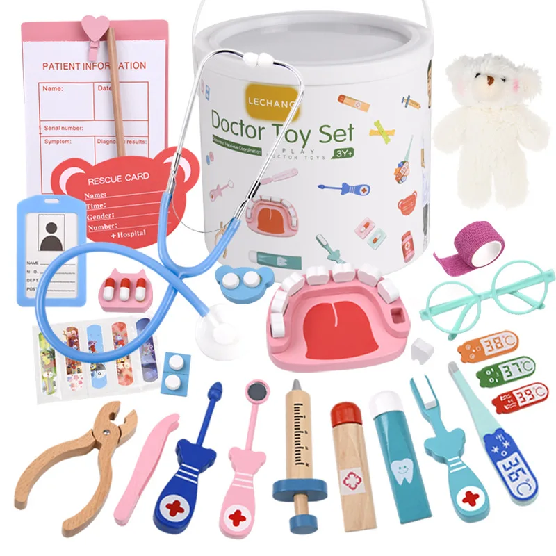 Juego de simulación de madera  - Kids Doctor Education reseña y precio