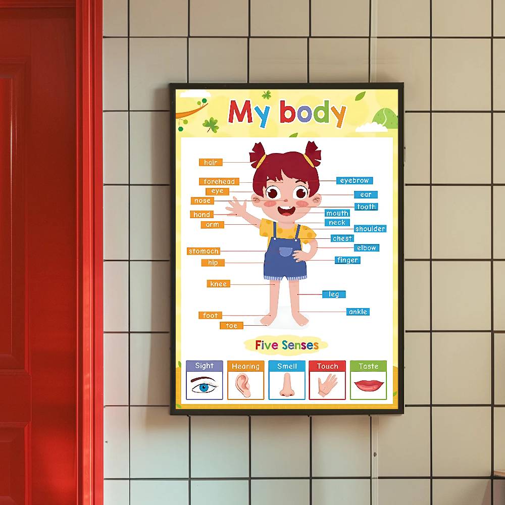 Póster Educativo Colorido para - Kids Education Wallpaper reseña y precio