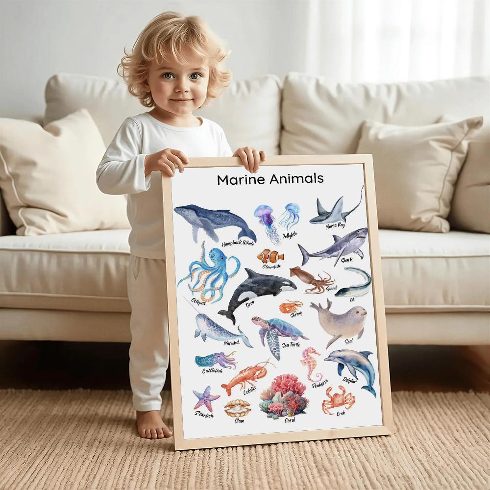 Póster Educativo de Animales H - Kids Education Wallpaper reseña y precio