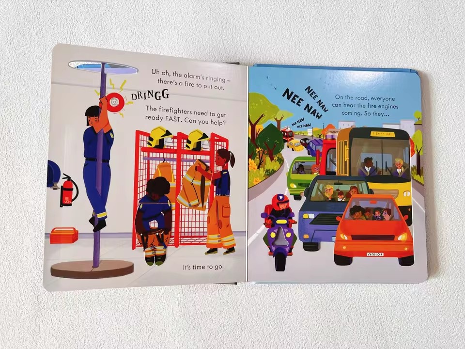 Usborne Peep Inside How A Fire - Kids Education Age reseña y precio