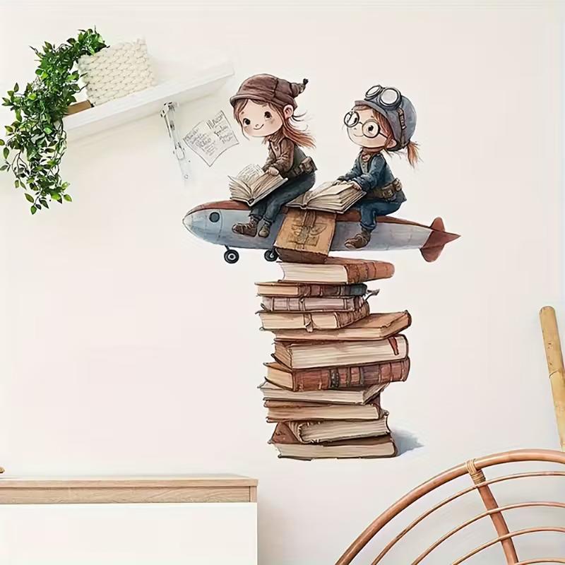 1 adhesivo de pared removible  - Kids Education Wallpaper reseña y precio