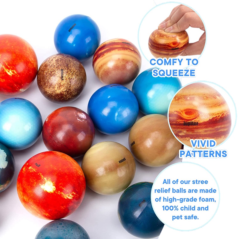 Bola antiestrés de planetas de - Kids Education System reseña y precio