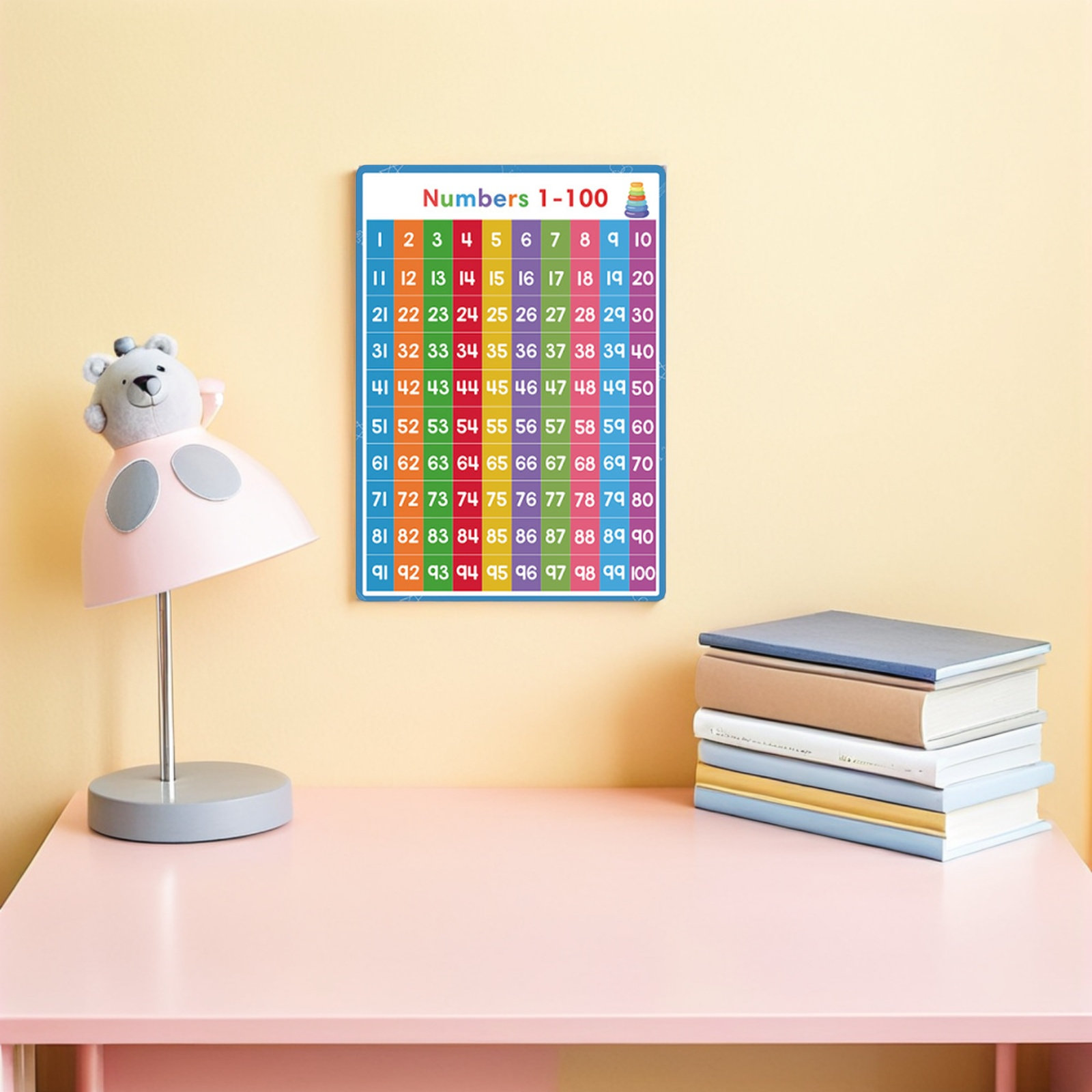 Juego de 2 Pósters de Alfabeto - Kids Education Wallpaper reseña y precio
