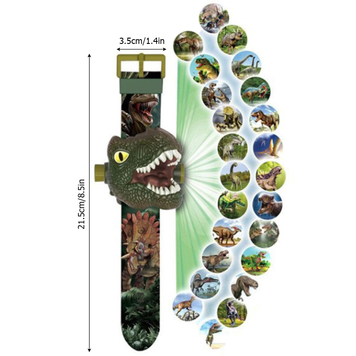 Reloj de Proyección de dinosau - Kids Educational Watch reseña y precio