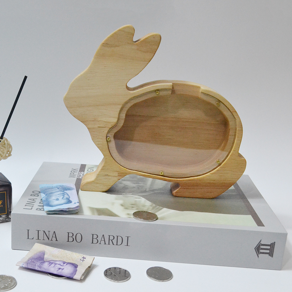 Alcancía de madera con alfabet - Kids Education Savings reseña y precio