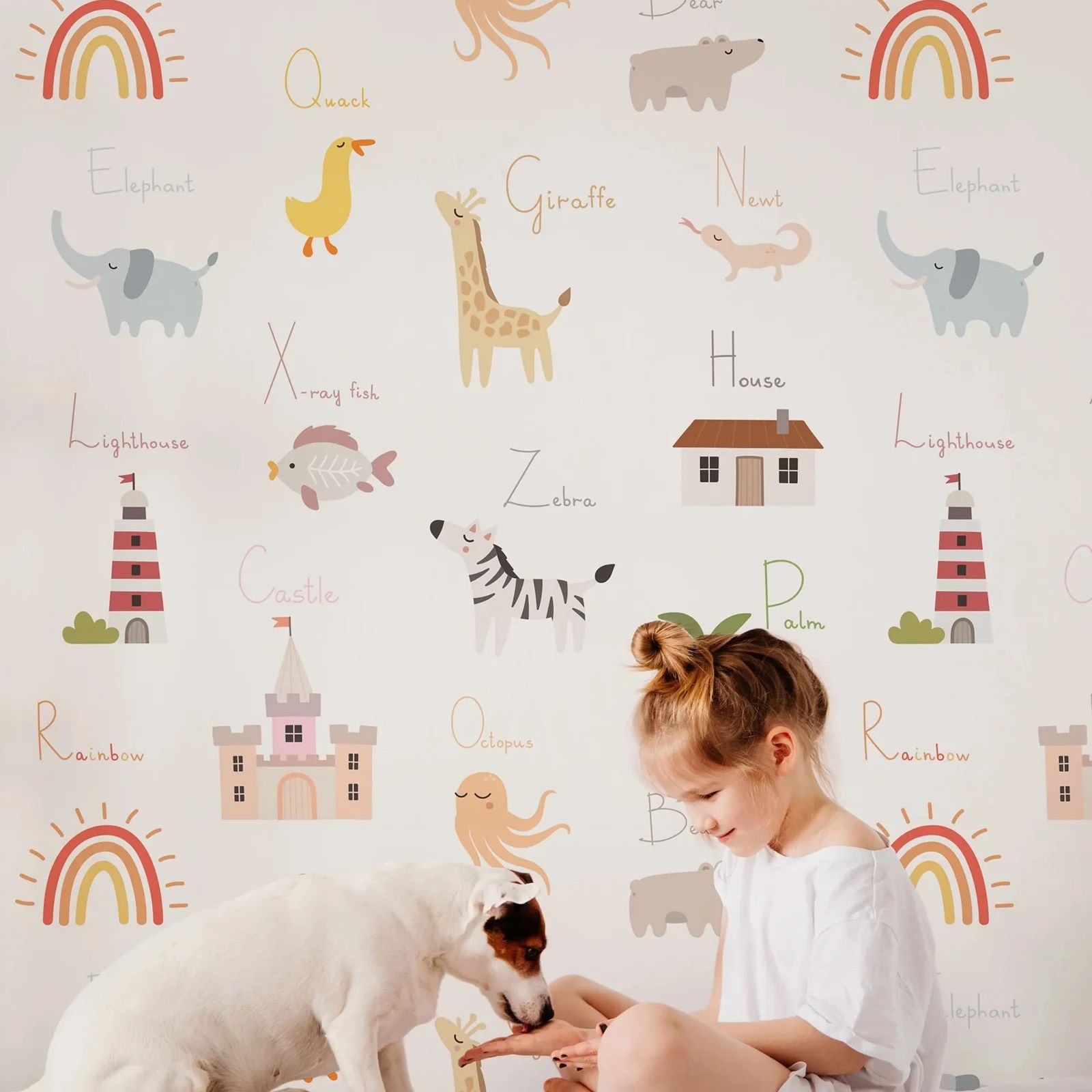 Papel Tapiz Educativo para Niñ - Kids Education Wallpaper reseña y precio