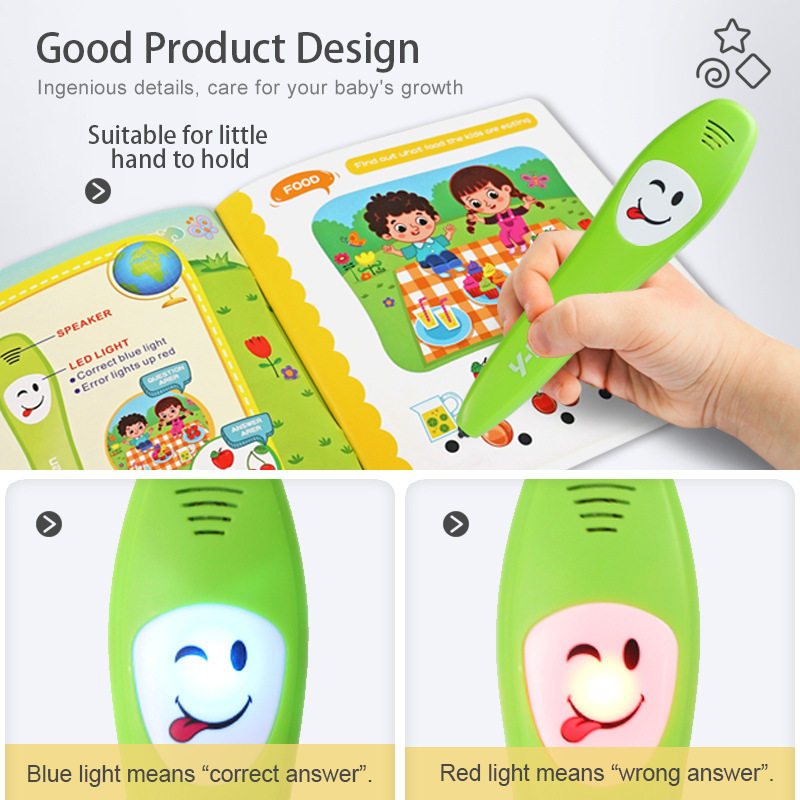Lápiz Interactivo con Libros,  - Kids Education Book reseña y precio