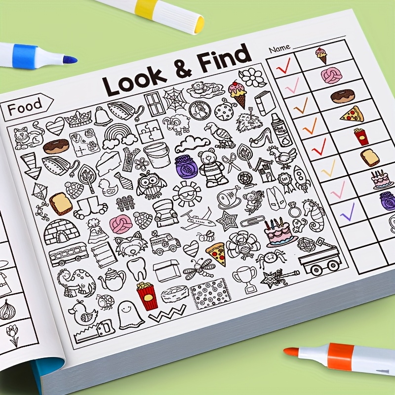Libro de Colorear con Objetos  - Kids Educational Workbooks reseña y precio