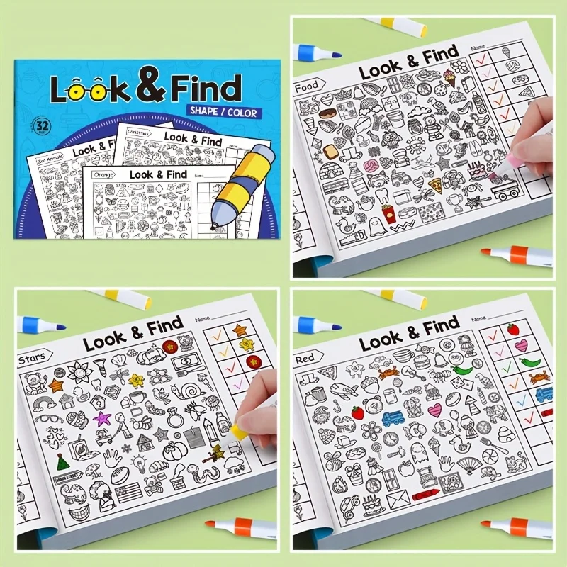 Libro de Colorear con Objetos  - Kids Educational Workbooks reseña y precio