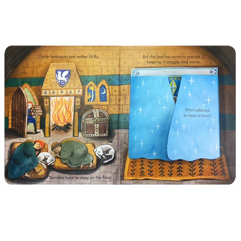 Usborne Peep Inside The Castle - Kids Education Age reseña y precio