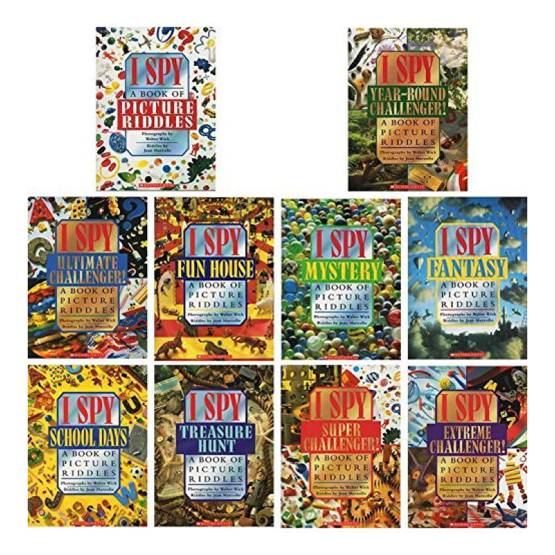 Juego de 10 libros I Spy Ultim - Kids Education Age reseña y precio