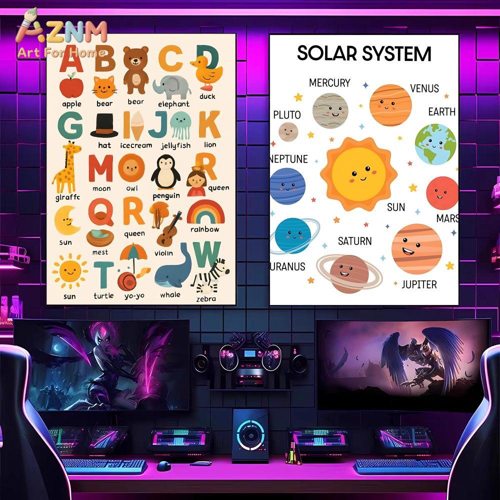 AZNM - Póster educativo de lon - Kids Education System reseña y precio