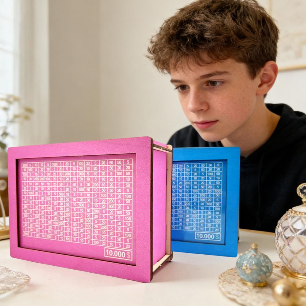 Hucha ecológica de madera con  - Kids Education Savings reseña y precio