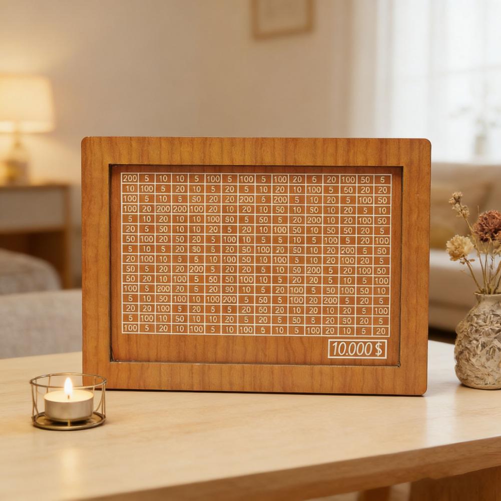 Hucha ecológica de madera con  - Kids Education Savings reseña y precio