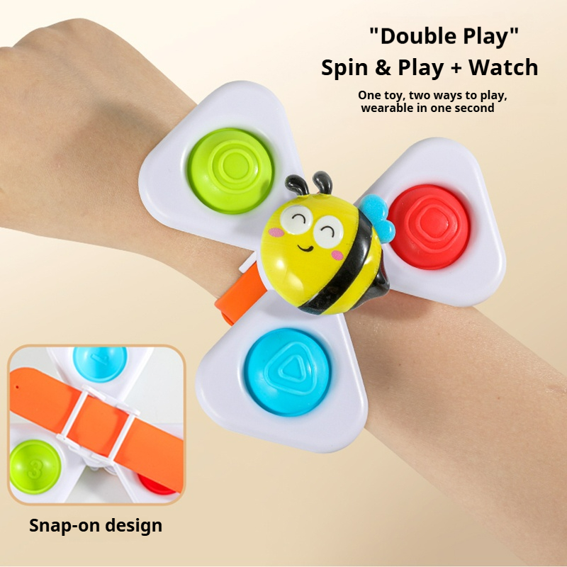 3 unids/set ventosa Spinning T - Kids Educational Watch reseña y precio