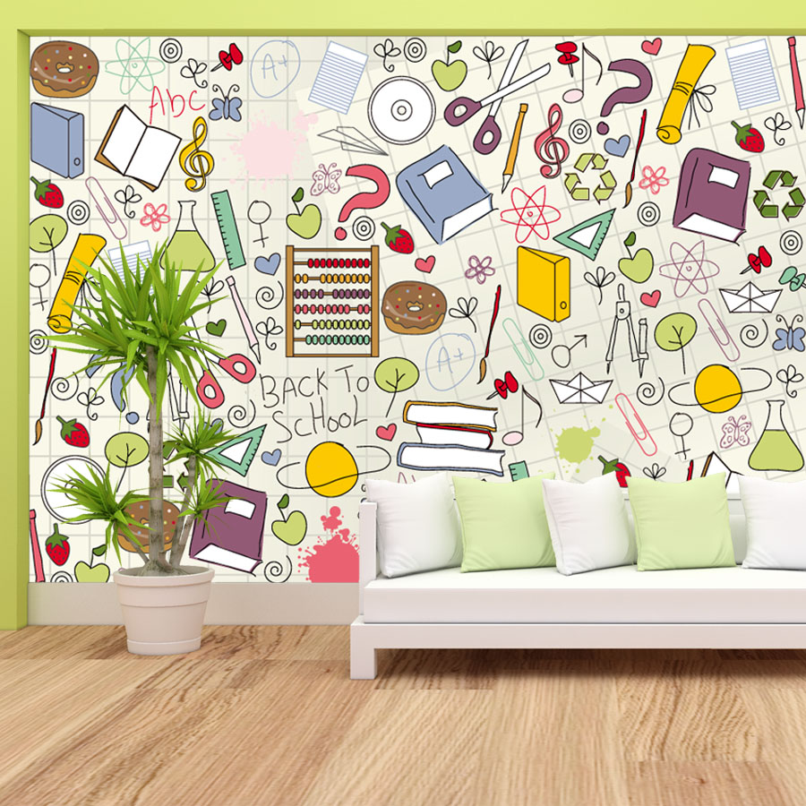 Papel Tapiz Autoadhesivo Fácil - Kids Education Wallpaper reseña y precio